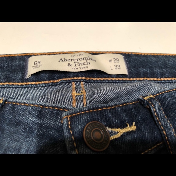 Abercrombie and Fitch Distressed Bootcut Jeans NEW - Picture 7 of 8
